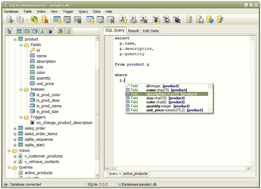 Equivalent Phpmyadmin Sqlite